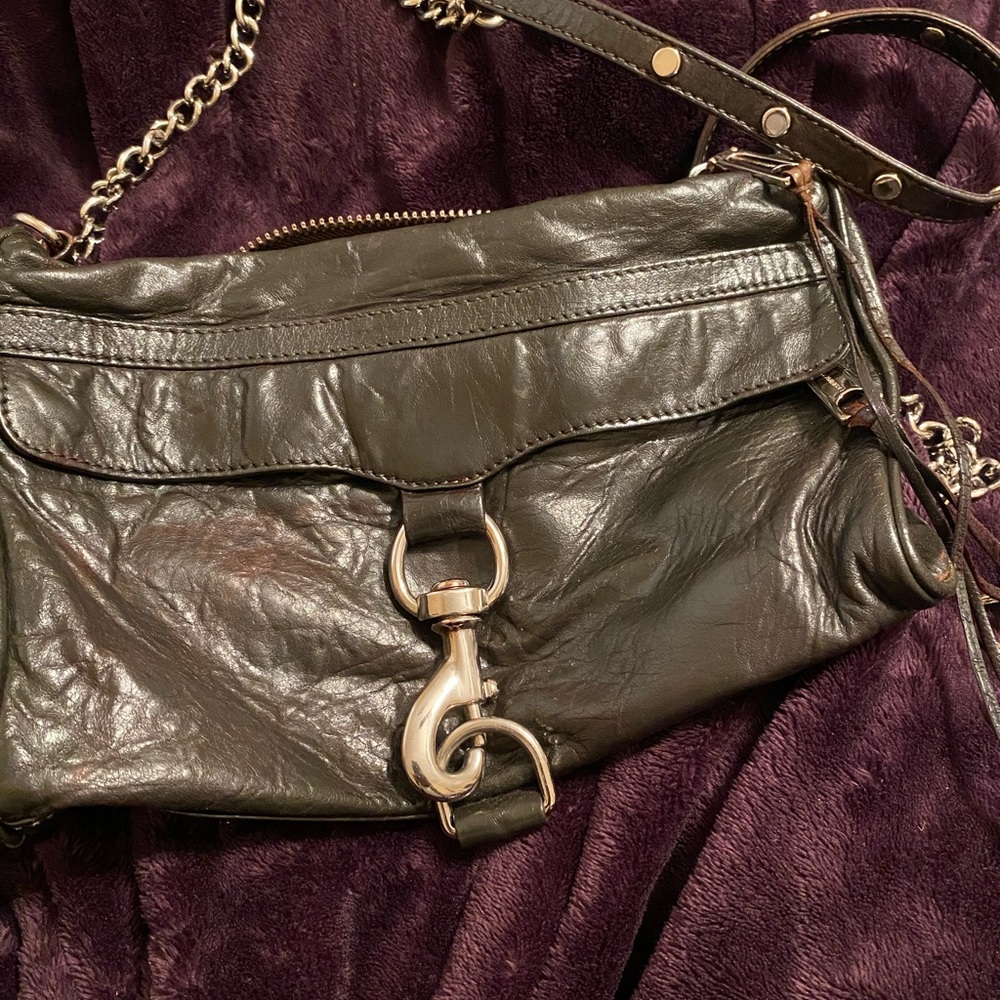 REBECCA MINKOFF MINI MAC BLACK CROSSBODY